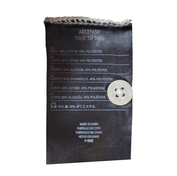 USED {VOLCOM} GREY SHORT SLEEVE SHIRT Size SMALL - Picture 8 of 9